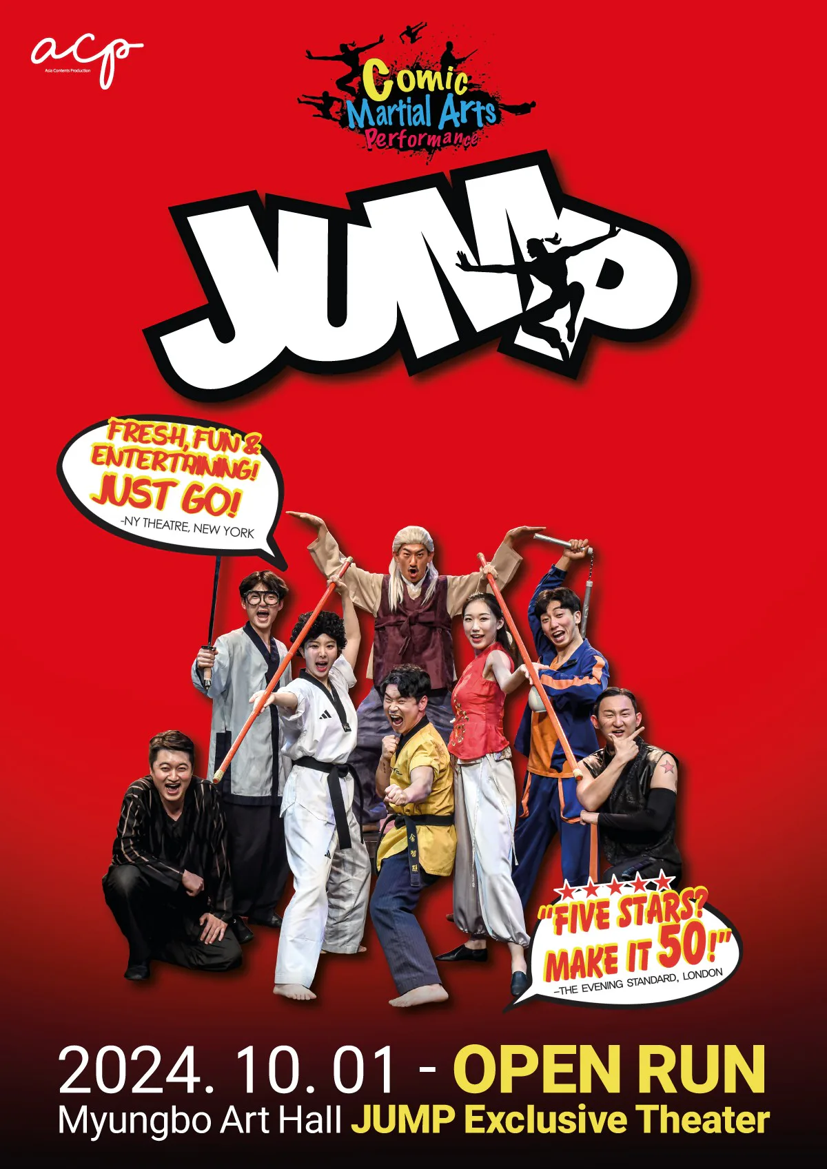 JUMP Show Seoul English poster